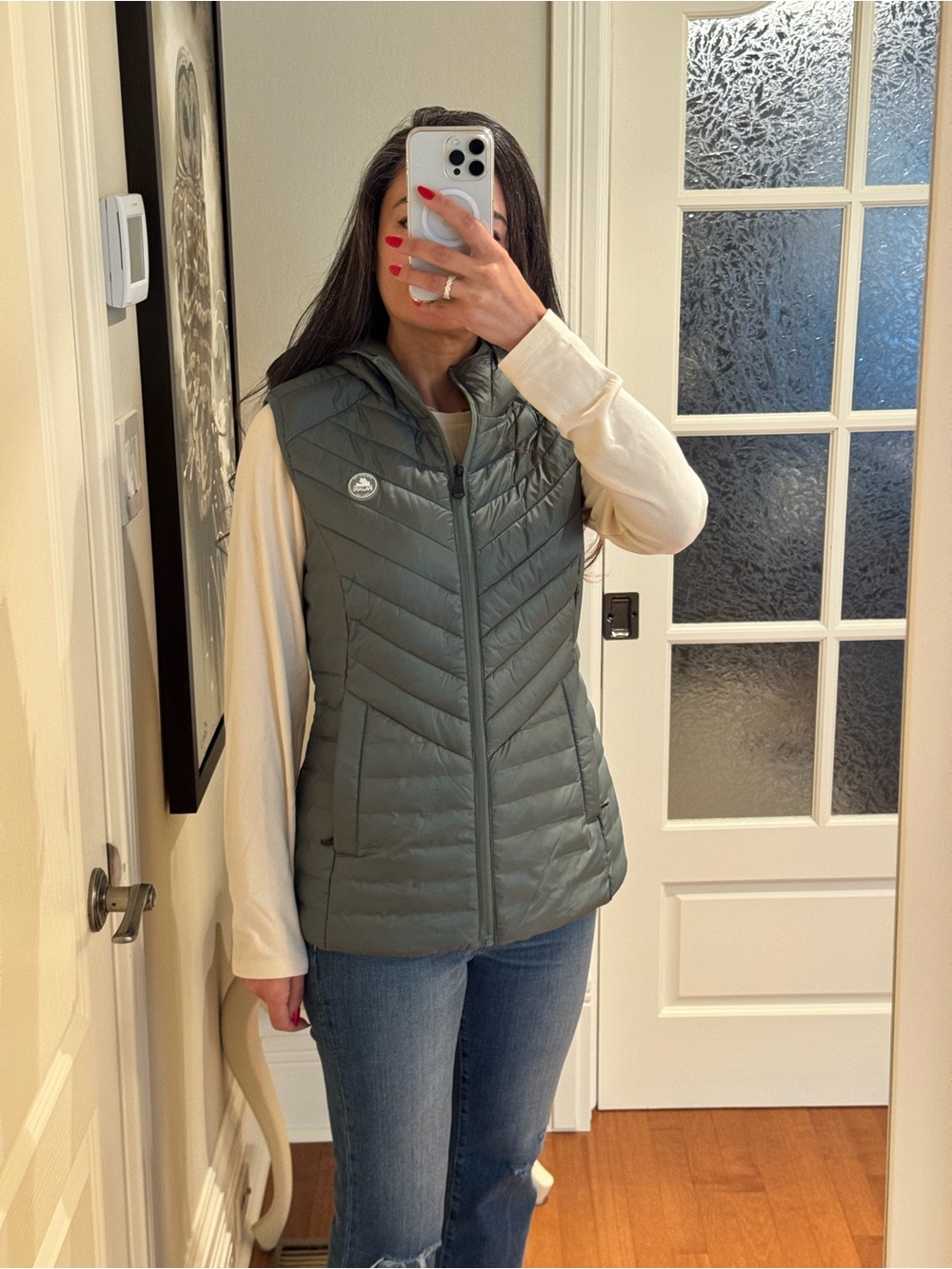 ❗️NWOT❗️Pajar Olive Quilted Hooded Vest